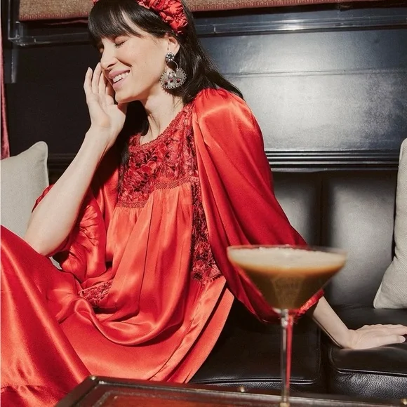 Mi Golondrina Satin Dress - Picture 3 of 7